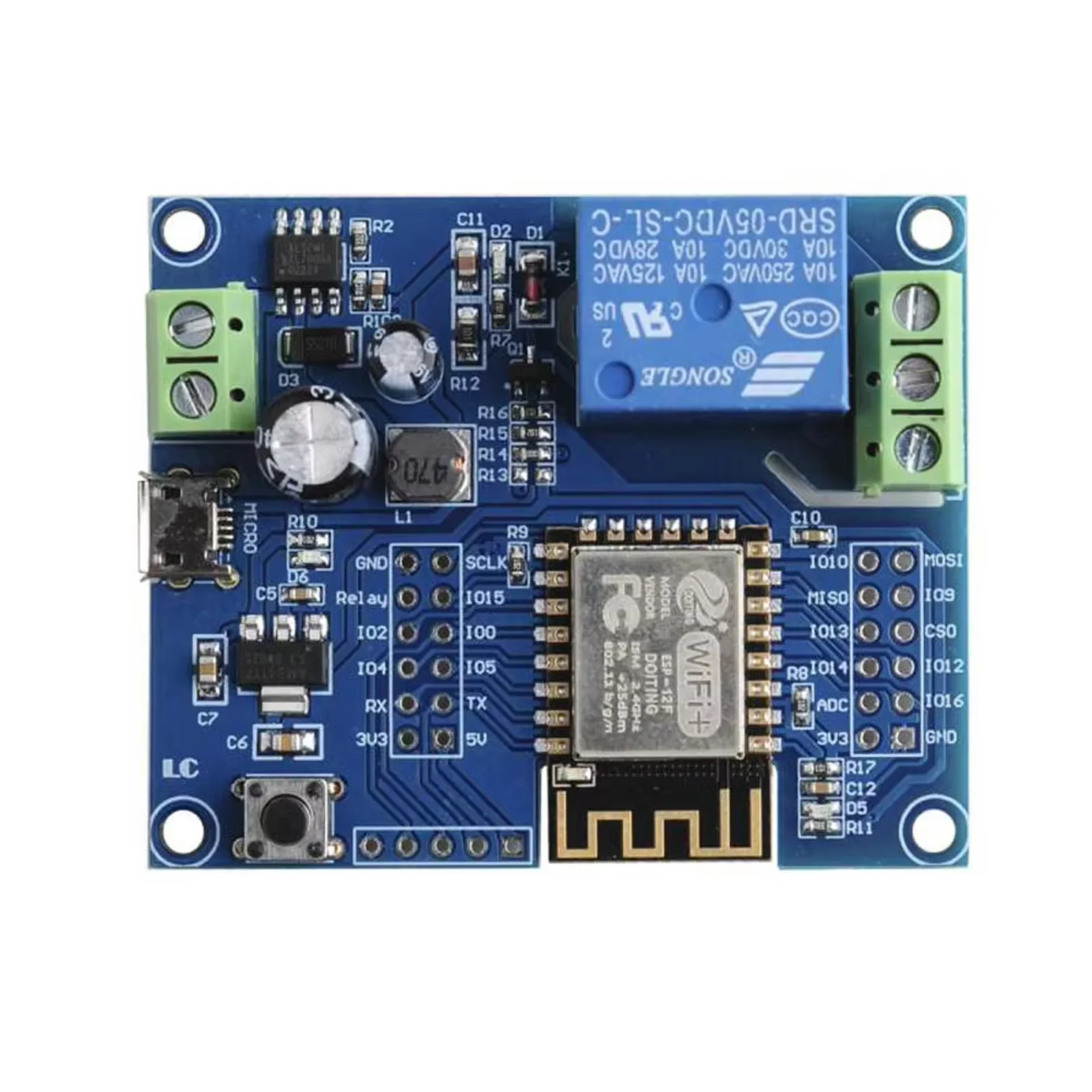 WiFi-relaismodule met één kana - Relay 8 Channel Board recensie en prijs